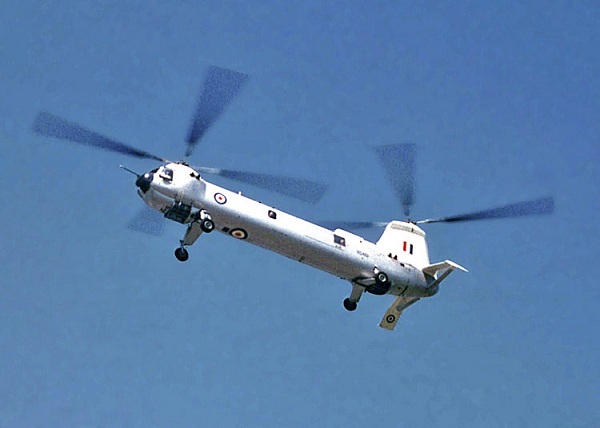 Helicóptero de dois rotores. 